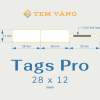 Tags Pro 28x12